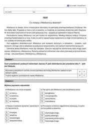 Test wielkanocny dla klas 7-8