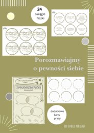 Porozmawiajmy o pewności siebie - materiały do rozmowy w postaci okrągłych fiszek