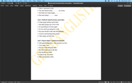 Konstrukcje bezokolicznikowe i gerundialne - ćwiczenia dla uczniów szkół podstawowych