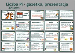 Liczba Pi - gazetka, prezentacja na Dzień Liczby Pi