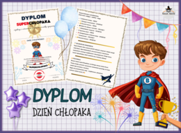 DYPLOM - Dzień Chłopaka - SUPERCHŁOPAK