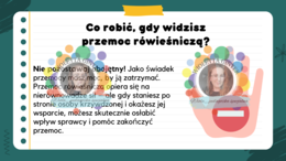 Prezentacja multimedialna "Przemoc rówieśnicza" dla klas 4-8