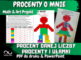 Projekt matematyczny: PROCENTY O MNIE (procent danej liczby, procenty i ułamki).
