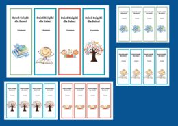 DZIEŃ KSIĄŻKI DLA DZIECI – zakładki do książek – zakładka – kolor – wersja 1