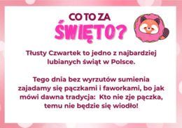 TŁUSTY CZWARTEK - gazetka szkola.