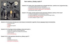 Test z lektury "Dziady, część II"