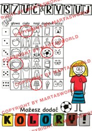 🎲✏️ Rzuć i Rysuj – Kreatywna Gra Rysunkowa! 🎨🧠