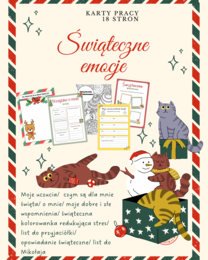🎄 Świąteczne emocje – karty pracy o uczuciach i refleksjach 💌