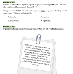 ARKUSZ EGZAMINACYJNY z języka polskiego (2026)