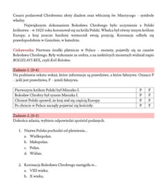 Karta pracy historia - Mieszko I, Bolesław Chrobry