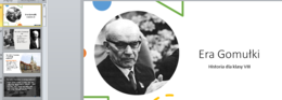 Era Gomułki - prezentacja