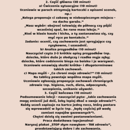Edukacja zdrowotna, scenariusze wszystkich lekcji dla klas 4-8