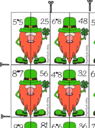 Tabliczka mnożenia - pary