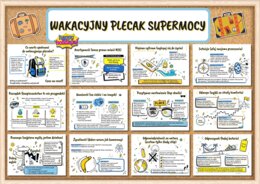 WAKACYJNY PLECAK SUPERMOCY - zestaw materiałów
