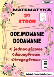Matematyka dodawanie odejmowanie