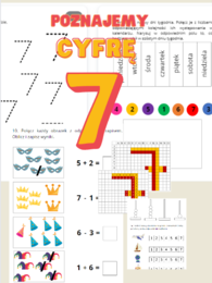 CYFRA 7 - ćwiczenia dla zerówki