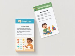 Zestaw kart “Pomysły na zabawy w deszczowy dzień”