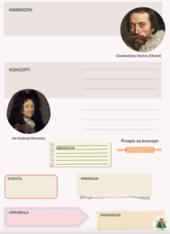 Barok – wiersze barokowe, marinizm, koncept (myślownik)