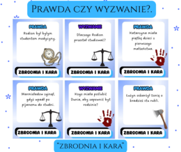Prawda czy wyzwanie - Zbrodnia i kara