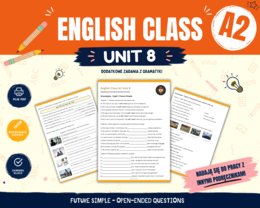 Gramatyka dla klasy 6: FutureSimple Open Ended Questions  Na podstawie English Class A2 Unit 8