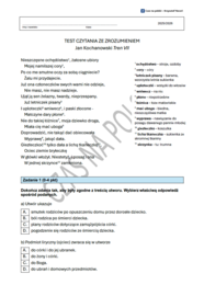 Tren VII i Tren VIII – test potwórzeniowy