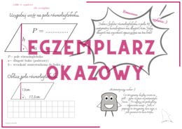 Pole równoległoboku - notatka do uzupełnienia