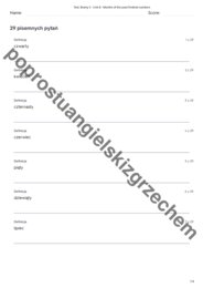 Brainy 5 - Unit 8 - testy