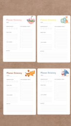 Planer dzienny dla nauczyciela przedszkola/ szkoły CZTERY PORY ROKU