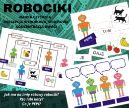 Robociki - czytanie sylabowe
