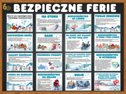 BEZPIECZNE FERIE- Zestaw materiałów edukacyjnych