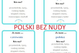 Ja mam, kto ma - przymiotnik