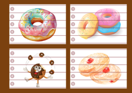 TŁUSTY CZWARTEK – puzzle – biblioteka – świetlica – przedszkole – 12 wersji