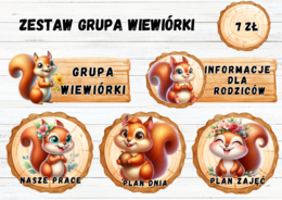 ZESTAW GRUPOWY GRUPA WIEWIÓRKI