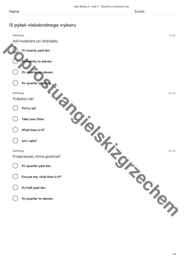 Brainy 4 - Unit 7 - testy