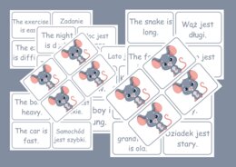 Gra językowa dla dzieci – karty do nauki angielskiego