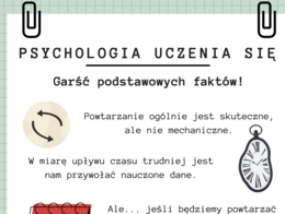 Psychologia uczenia się - jak się uczyć?