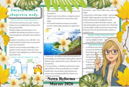 Sketchnotka/notatka - dla ucznia i przypomnienie dla nauczyciela w pdf. Temat "Zmiany stanów skupienia wody". Przyroda 4. "Odkrywam przyrodę" zgodna z wydawnictwem Nowa Era. Dział "Obserwuję zjawiska przyrodnicze".