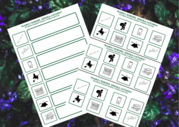 "KAJKO I KOKOSZ. SZKOŁA LATANIA" – ikonki – wklejki – karta pracy – lektury 4-6