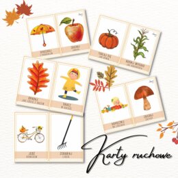 Jesienne karty ruchowe