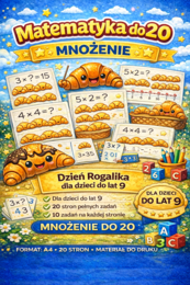 Mnożenie do 20 karta pracy