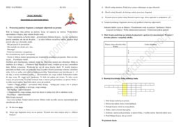 Sprawdzian po omówieniu lektury "Mały Książę"