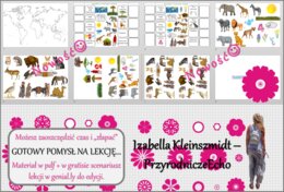 Pomysł na lekcję/karta pracy/stacje zadaniowe/notatki/ materiał do lekcji do tematu „Krajobrazy trawiaste sawanny i stepu” w pdf. W gratisie niekomercyjny scenariusz lekcji/pomysł na lekcję w programie genial.ly do edycji. Geografia 5. Dział „Krajobrazy 