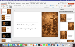 Ferdydurke - nauczyciel czy treser?