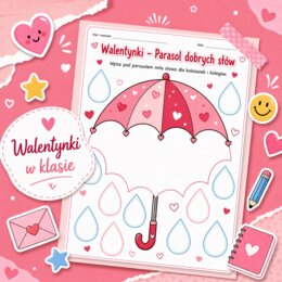 Walentynki. Parasol dobrych słów