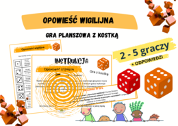 Opowieść wigilijna - gra planszowa z kostką