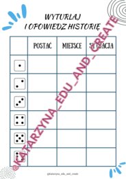 Wyturlaj - kreatywne ćwiczenia z kostkami do gry