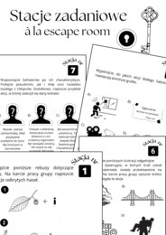 Stacje zadaniowe à la escape room ,,Kamienie na szaniec" + odpowiedzi
