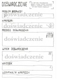 Doświadczenie: karta pracy