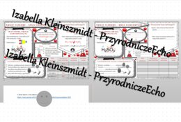 Minizestaw na temat „Kwasy tlenowe – kwas siarkowy(IV)” – sketchnotka + karta pracy w power point + gratisowy link do prezentacji multimedialnej niekomercyjnej wykonanej w genial.ly do indywidualnego pobrania i użycia do celów niekomercyjnych. Chemia 7 l