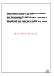 Zadania egzaminacyjne na Walentynki.